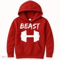 Beast Gym Logo Kids Hoodie thumb 0