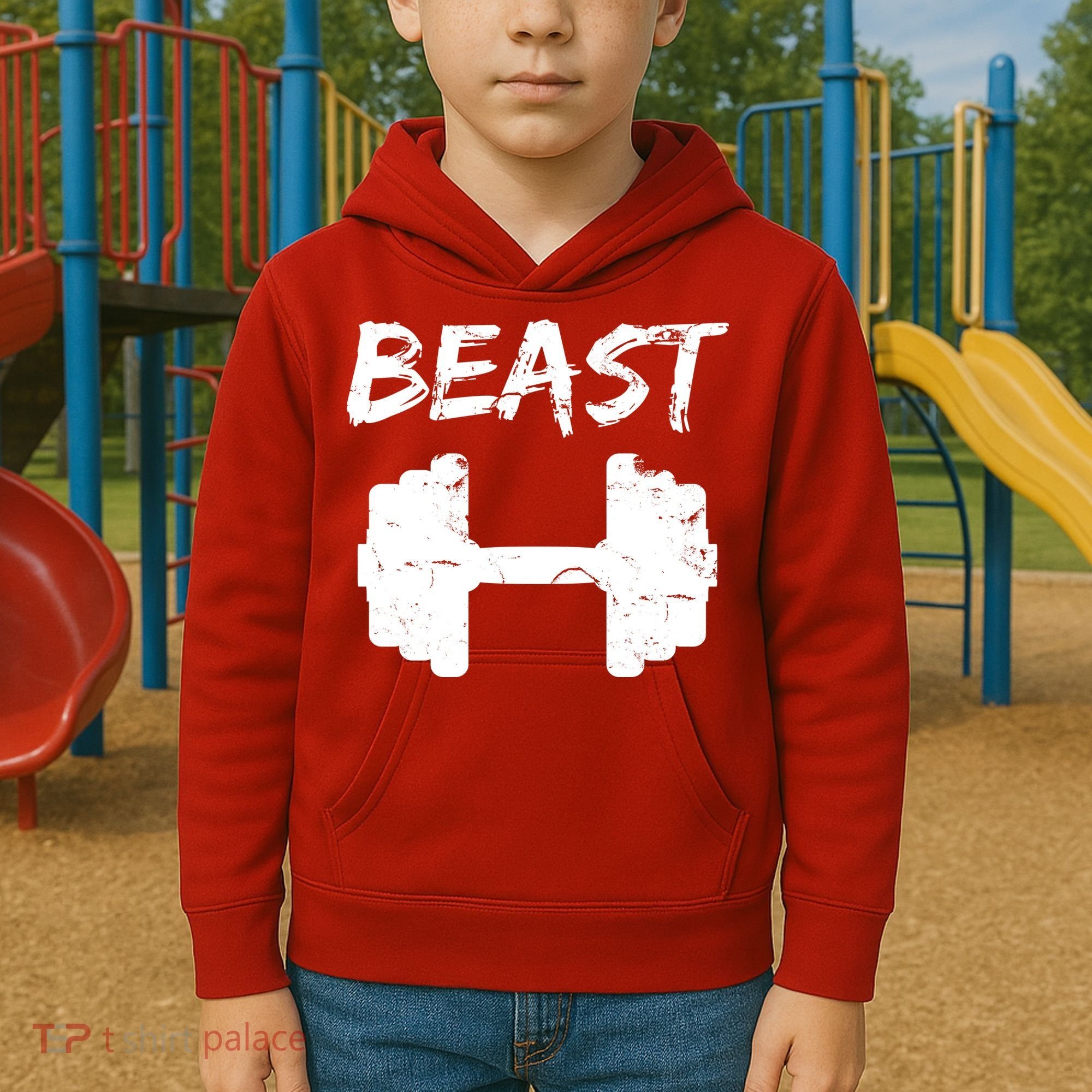 Beast Gym Logo Kids Hoodie