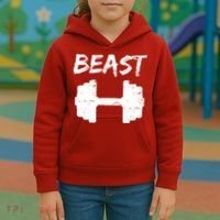 Beast Gym Logo Kids Hoodie thumb 3