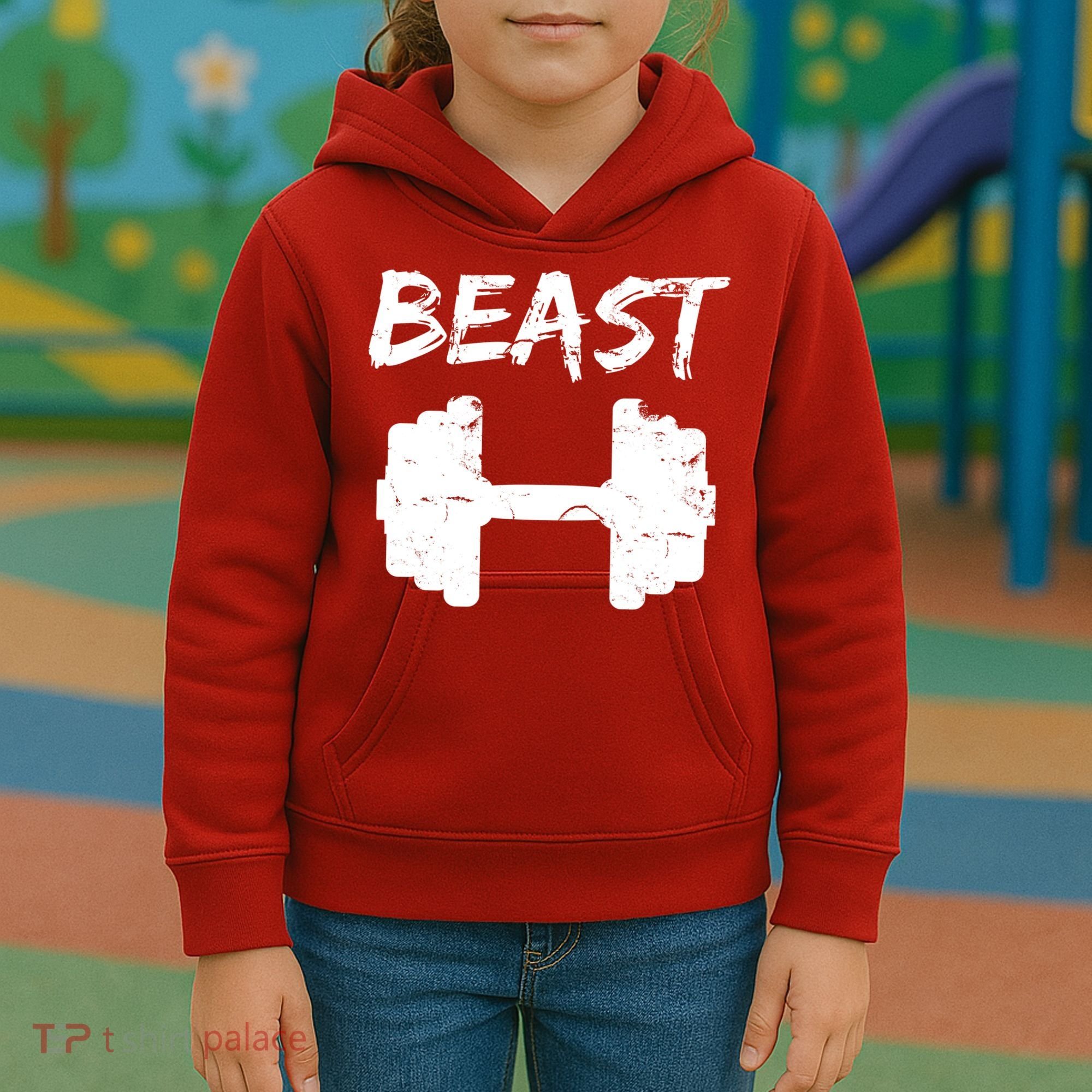 Beast Gym Logo Kids Hoodie