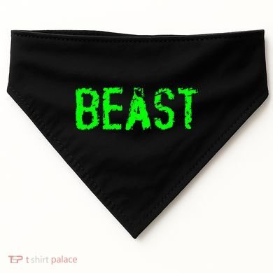 Beast Gym Workout Mode Fitness Logo USA-Made Doggie Bandana