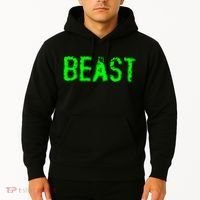 Beast Gym Workout Mode Fitness Logo Hoodie thumb 2