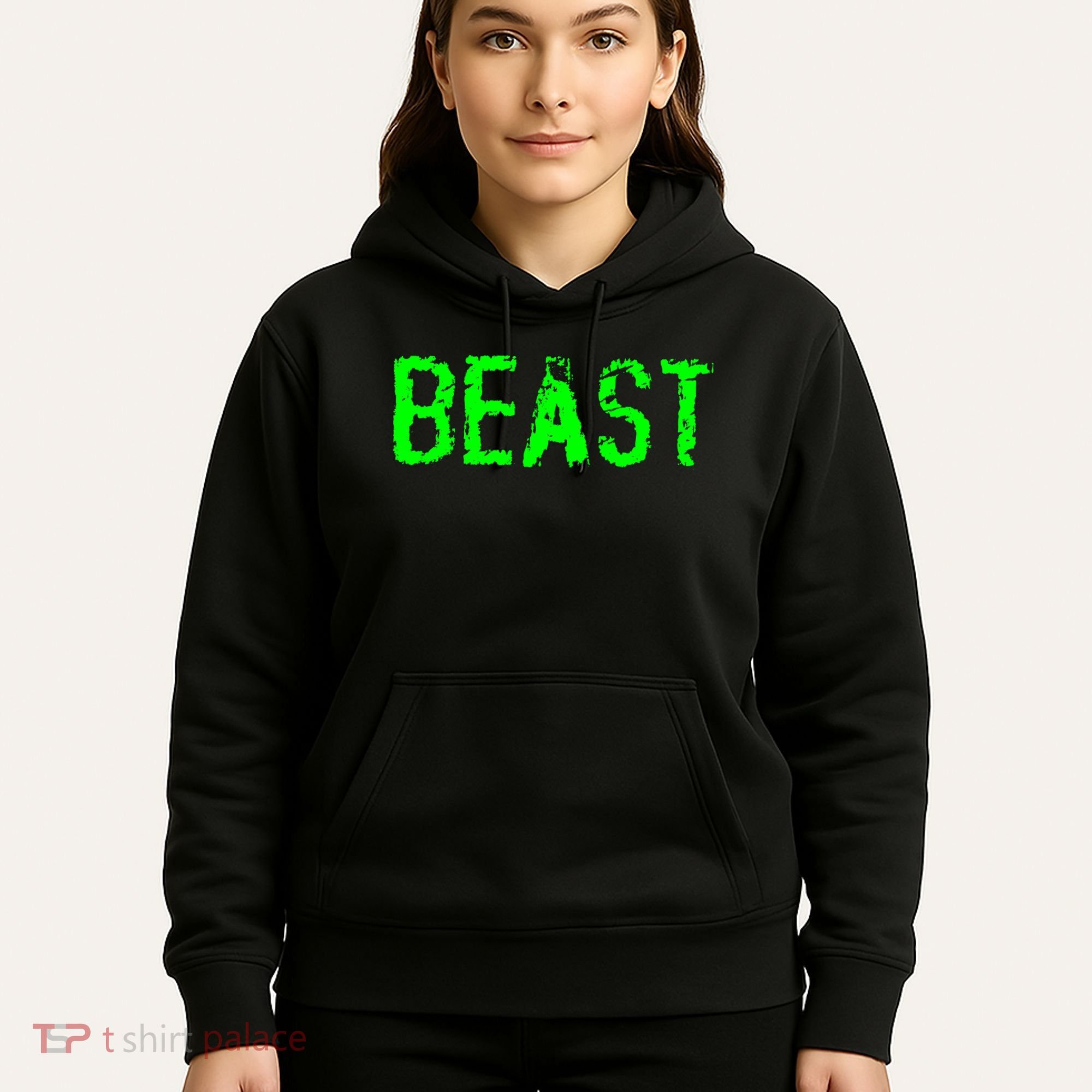 Beast Gym Workout Mode Fitness Logo Hoodie