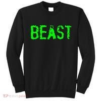 Beast Gym Workout Mode Fitness Logo Sweatshirt thumb 0
