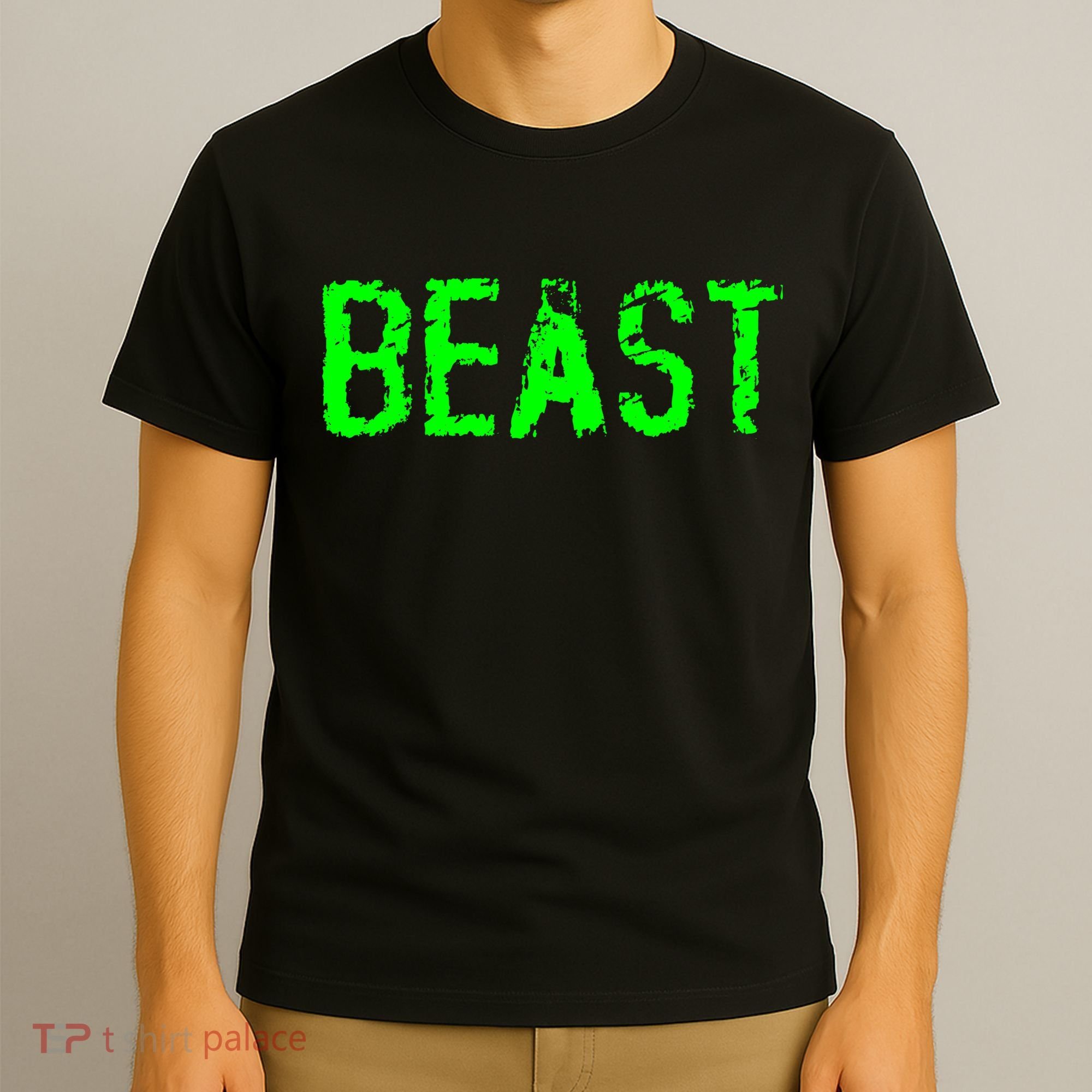 Beast Gym Workout Mode Fitness Logo T-Shirt
