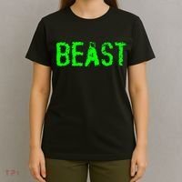 Beast Gym Workout Mode Fitness Logo T-Shirt thumb 4