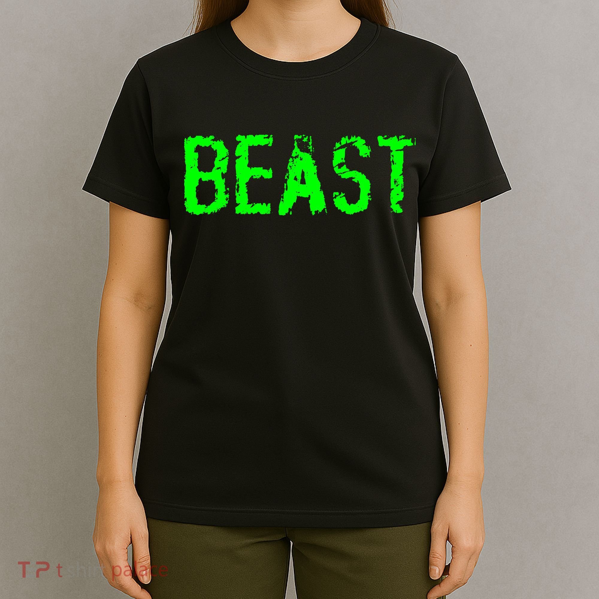 Beast Gym Workout Mode Fitness Logo T-Shirt