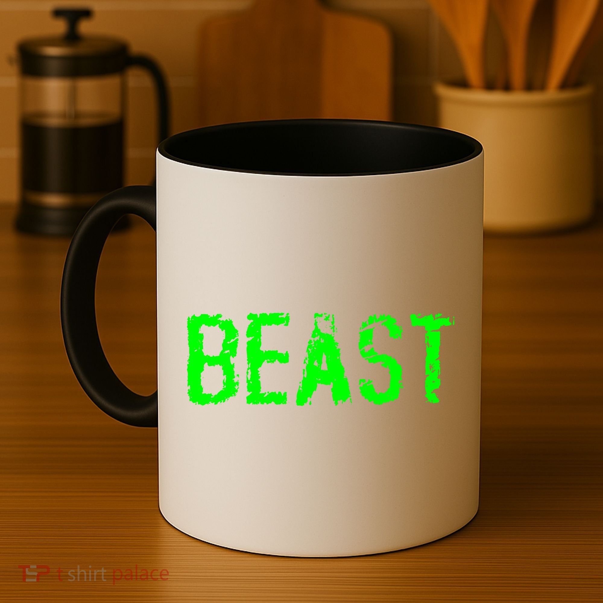 Beast Gym Workout Mode Fitness Logo Coffee Mug