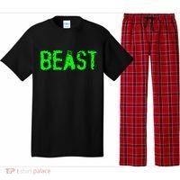 Beast Gym Workout Mode Fitness Logo Pajama Set thumb 0