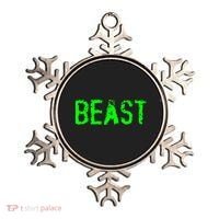 Beast Gym Workout Mode Fitness Logo Ornament thumb 0