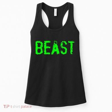 Beast Gym Workout Mode Fitness Logo Women's Tank Top