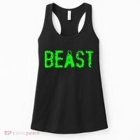 Beast Gym Workout Mode Fitness Logo Women's Tank Top thumb 0