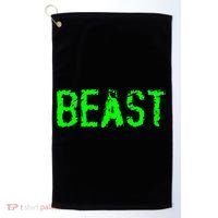 Beast Gym Workout Mode Fitness Logo Golf Towel thumb 0
