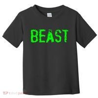 Beast Gym Workout Mode Fitness Logo Toddler T-Shirt thumb 0