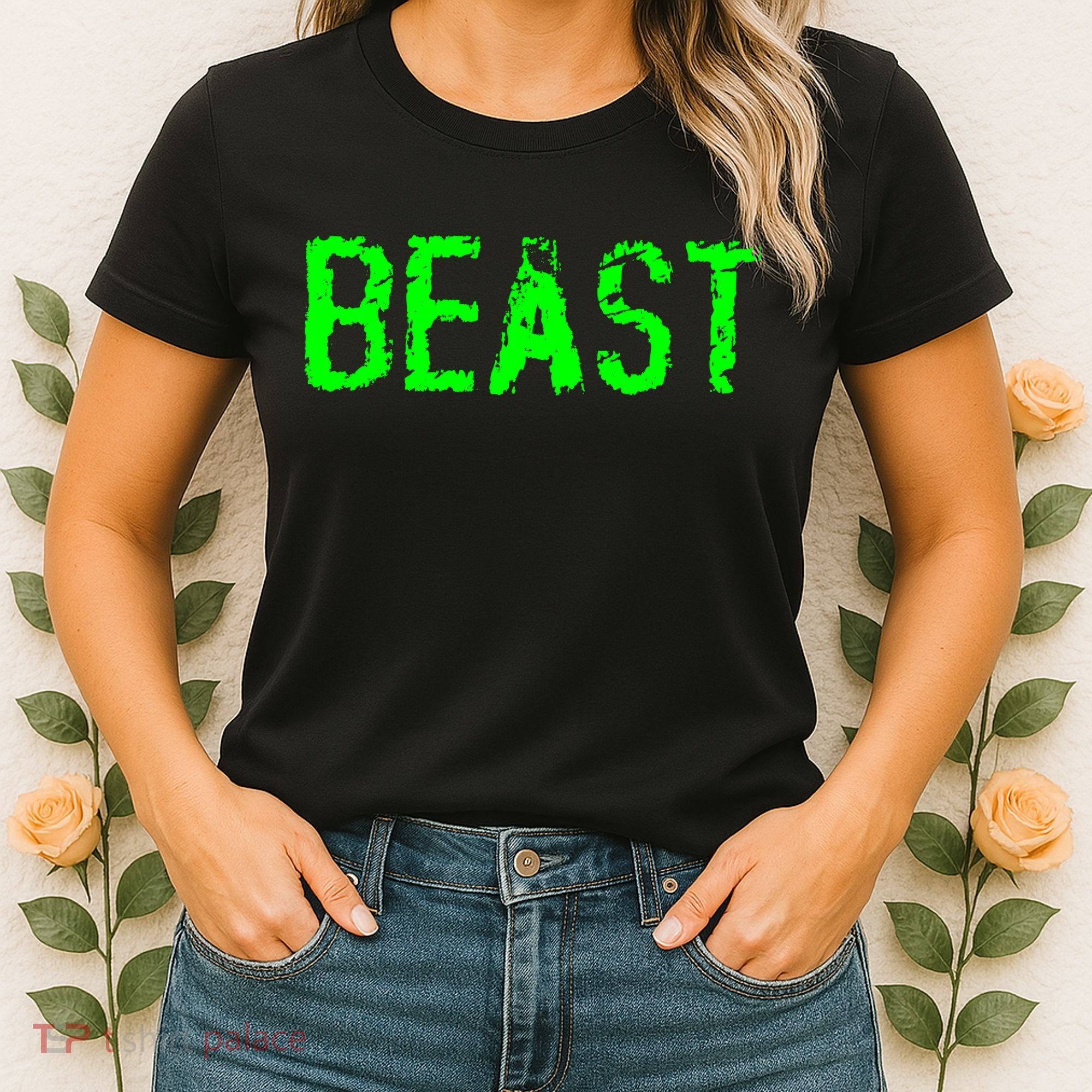 Beast Gym Workout Mode Fitness Logo Women's T-Shirt