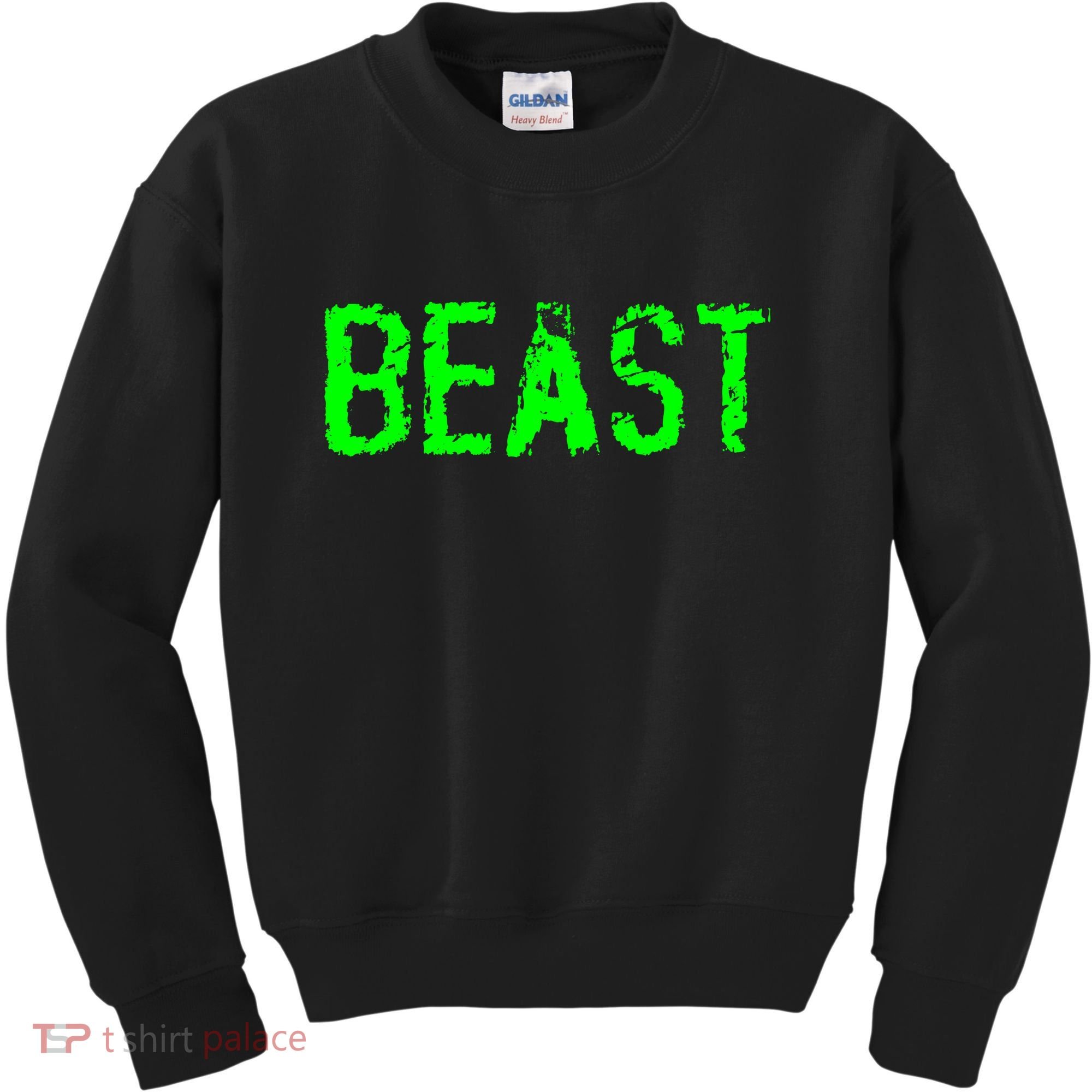 Beast Gym Workout Mode Fitness Logo Kids Sweatshirt