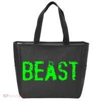 Beast Gym Workout Mode Fitness Logo Tote Bag thumb 0