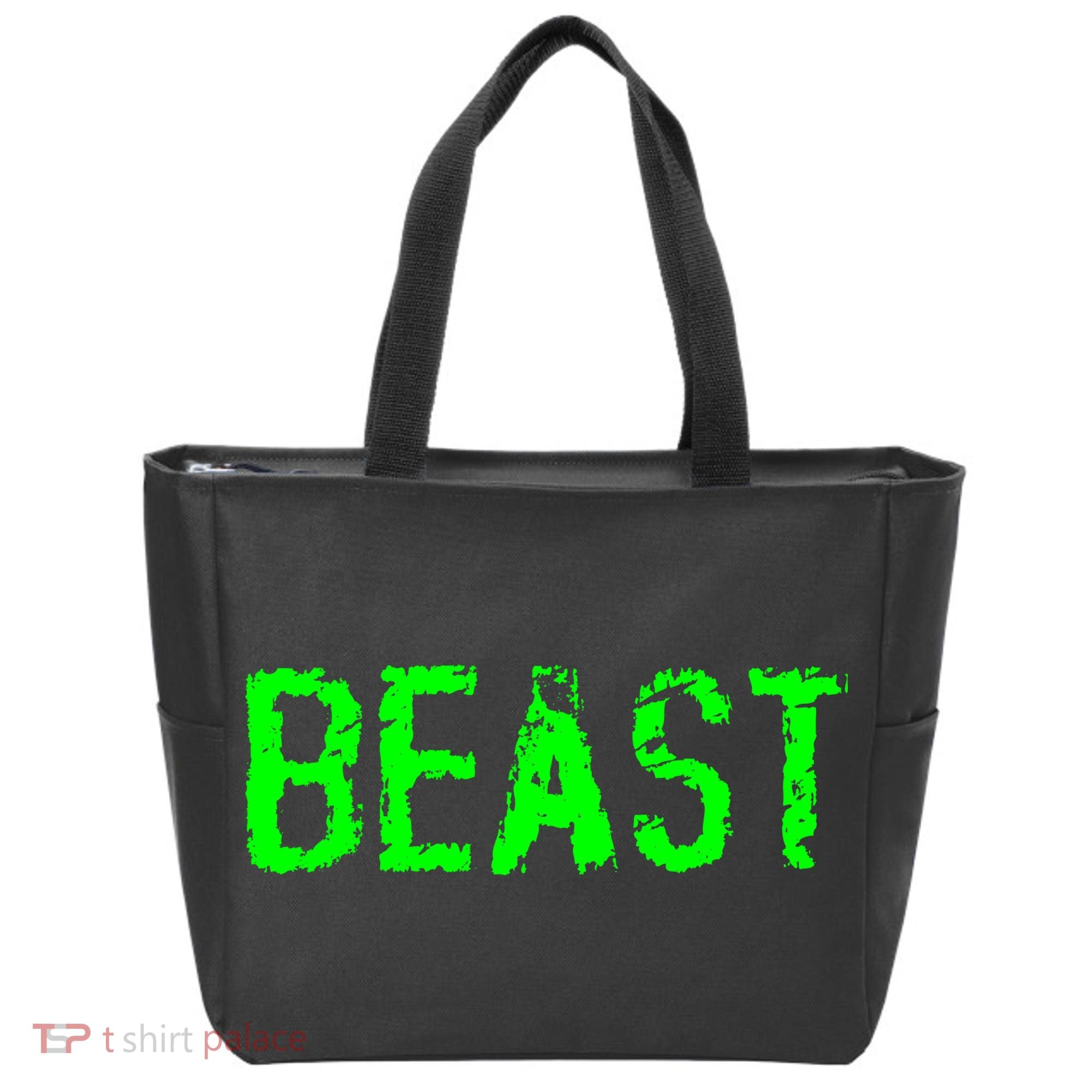 Beast Gym Workout Mode Fitness Logo Tote Bag