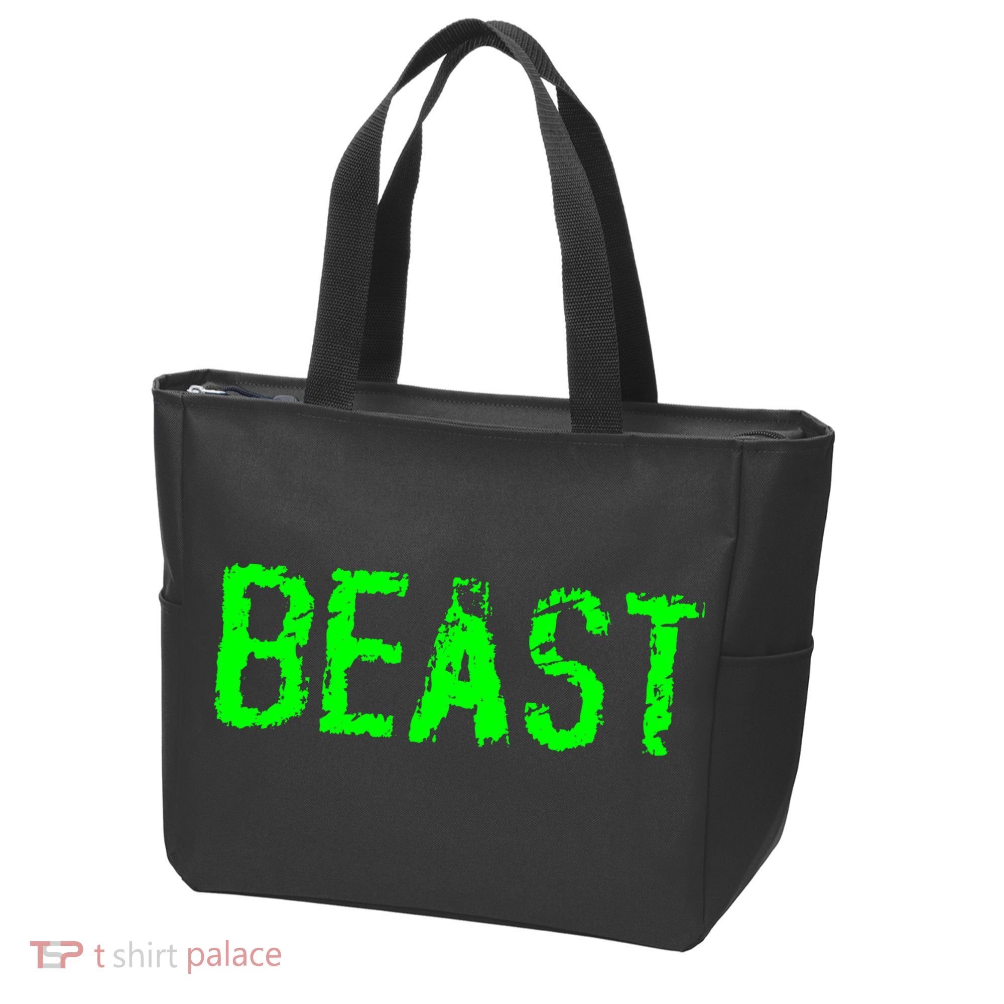 Beast Gym Workout Mode Fitness Logo Tote Bag