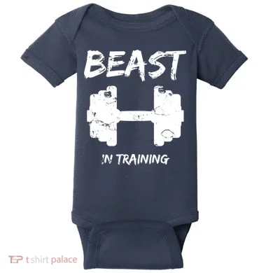 Beast In Training  Baby Bodysuit