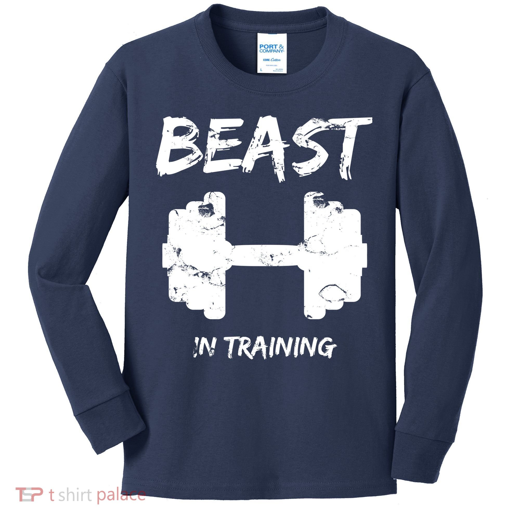 Beast In Training  Kids Long Sleeve Shirt