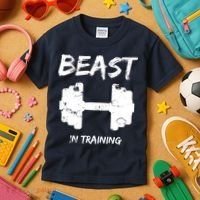 Beast In Training  Kids T-Shirt thumb 3