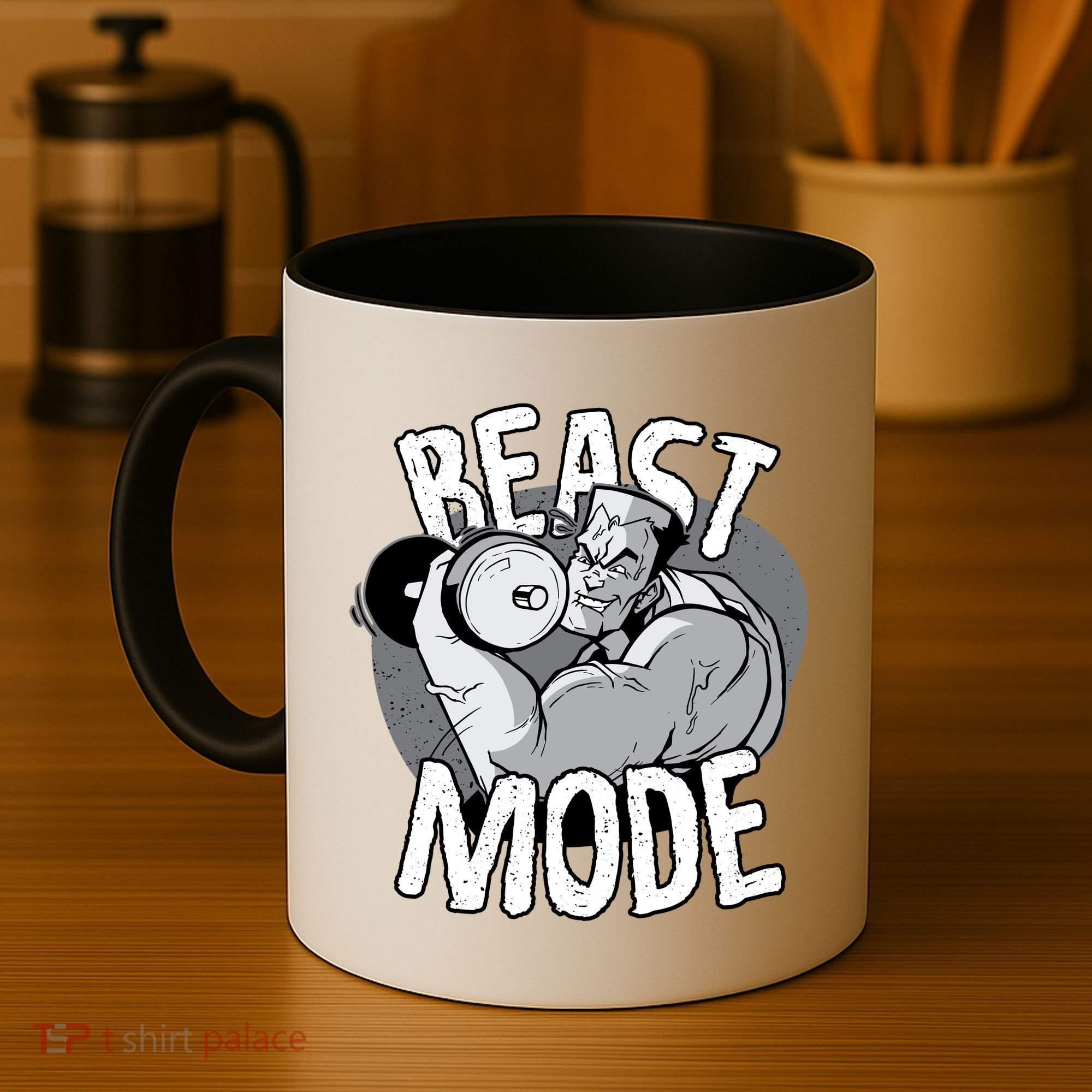 Beast Mode Bodybuilder Coffee Mug