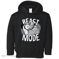 Beast Mode Bodybuilder Toddler Hoodie thumb 0