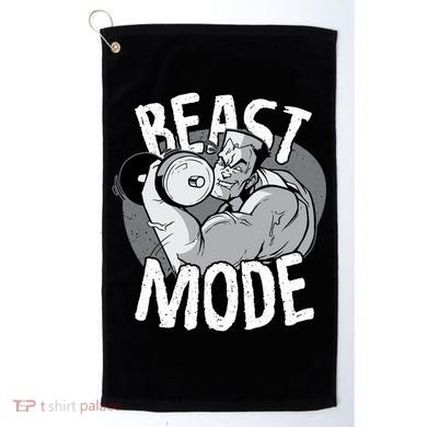 Beast Mode Bodybuilder Golf Towel