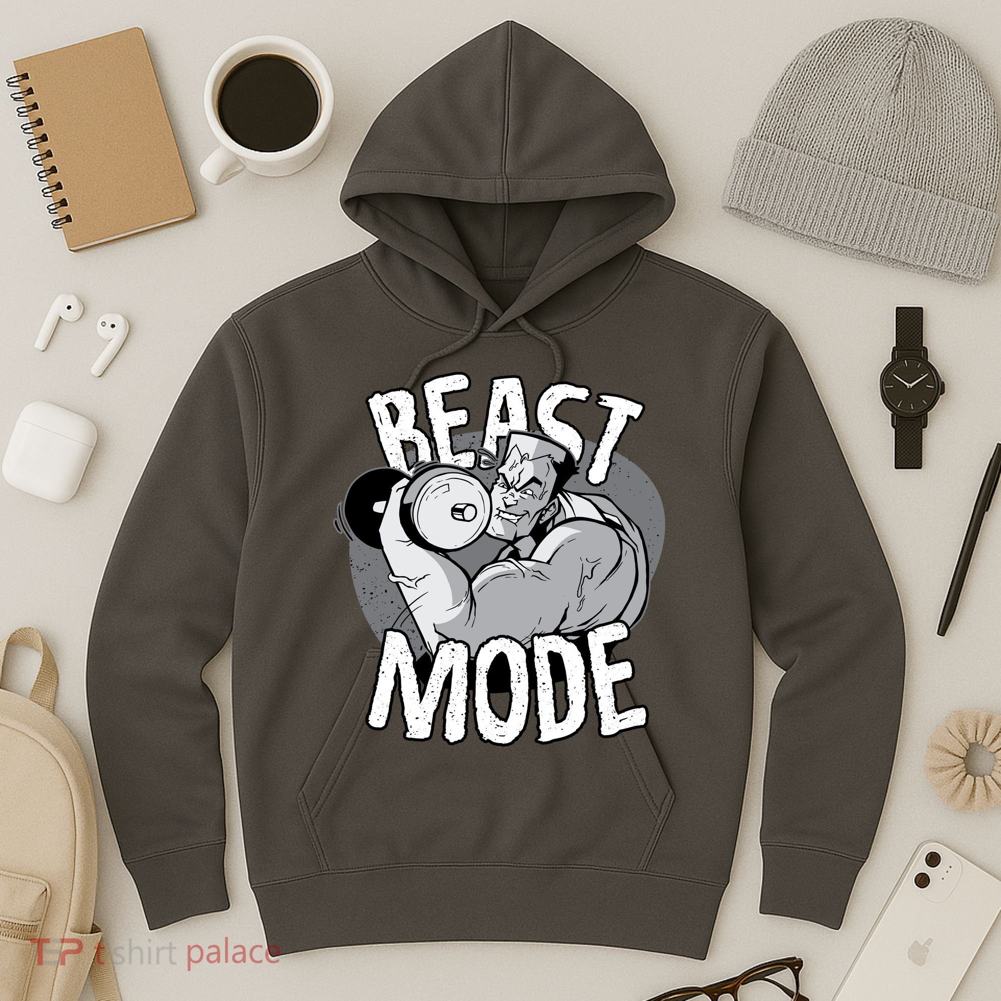 Beast Mode Bodybuilder Hoodie