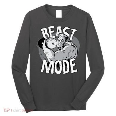Beast Mode Bodybuilder Long Sleeve Shirt