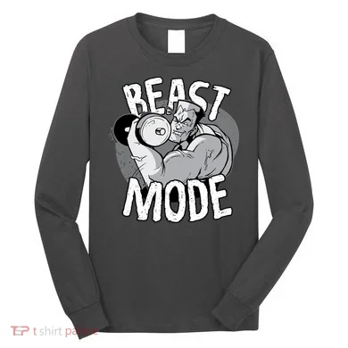 Beast Mode Bodybuilder Long Sleeve Shirt