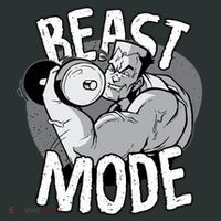Beast Mode Bodybuilder Button thumb 1