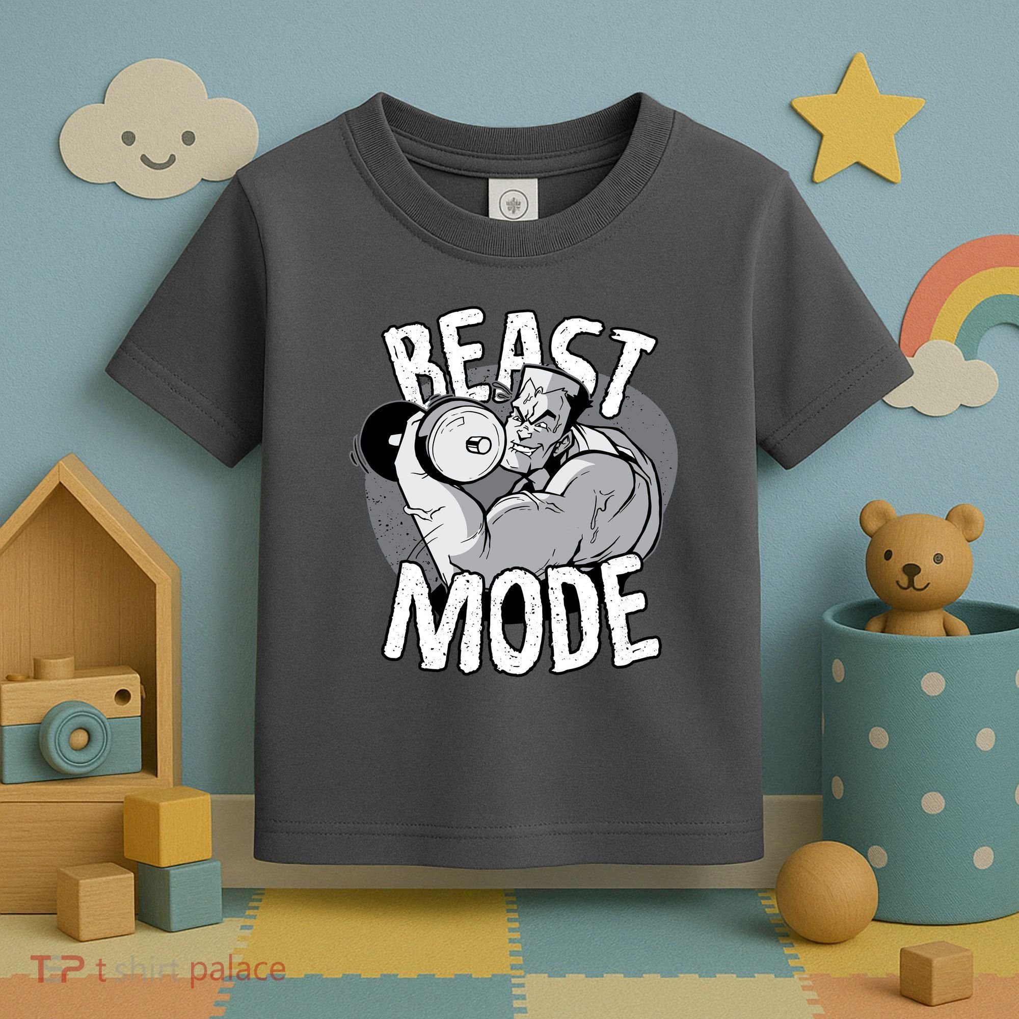 Beast Mode Bodybuilder Toddler T-Shirt