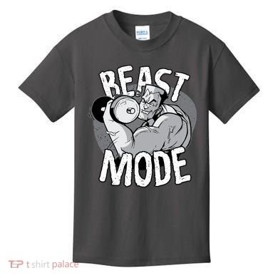 Beast Mode Bodybuilder Kids T-Shirt
