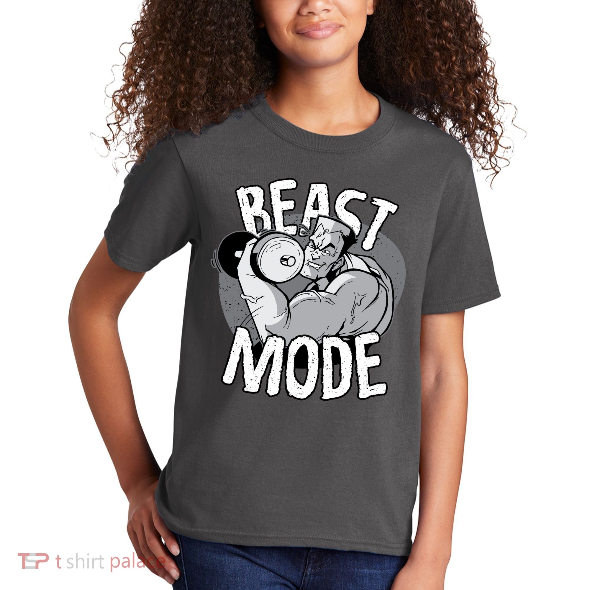 Beast Mode Bodybuilder Kids T-Shirt
