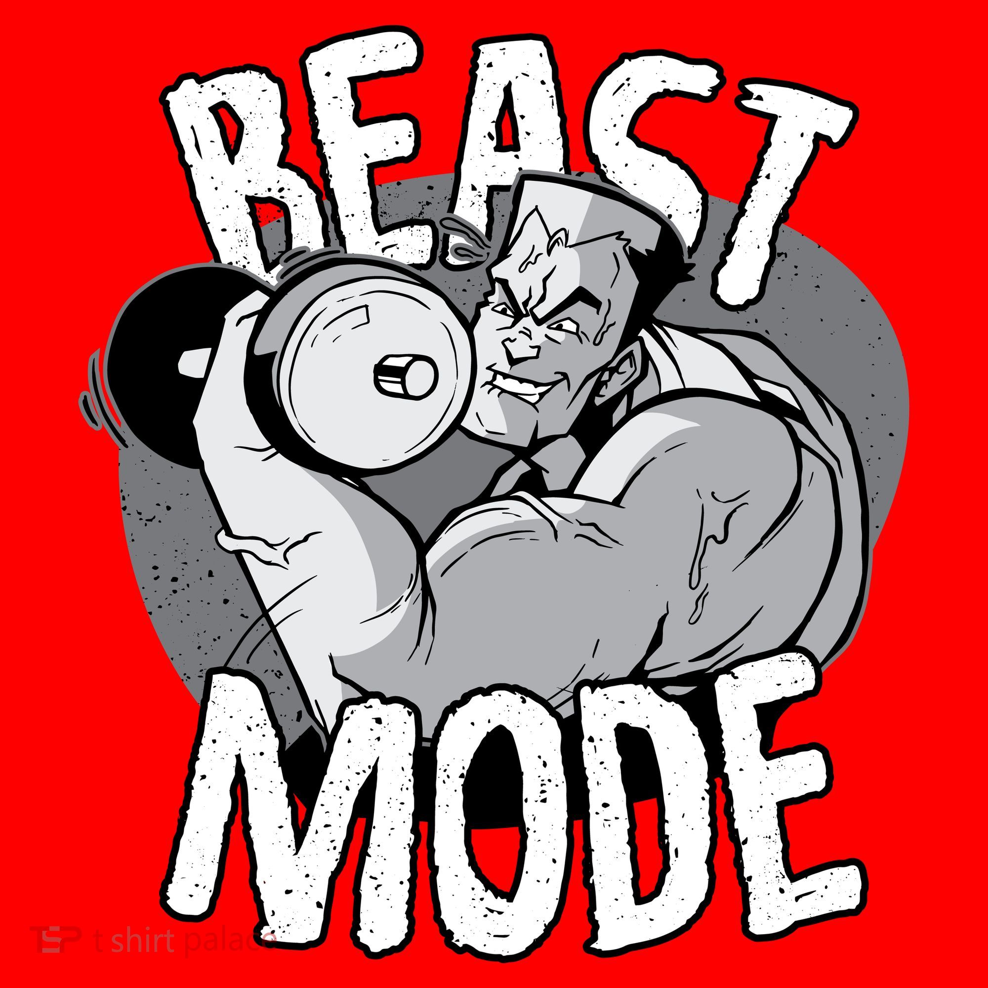 Beast Mode Bodybuilder Santa Hat
