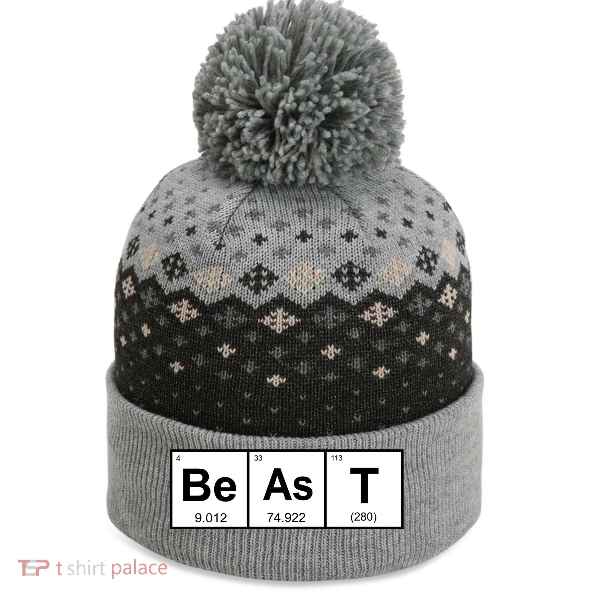 Beast Table of Elements The Baniff Cuffed Pom Beanie