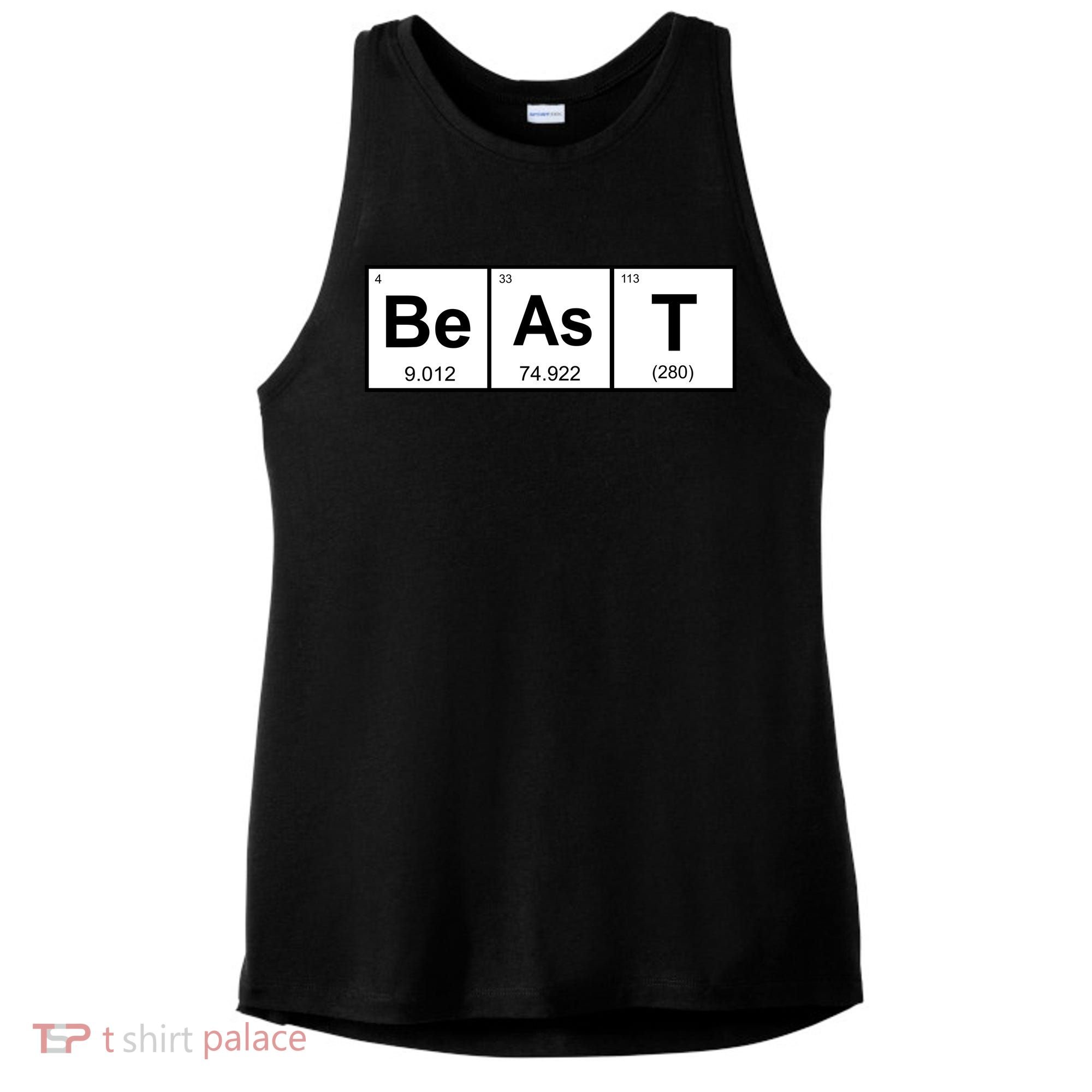Beast Table of Elements Ladies PosiCharge Tri-Blend Wicking Tank