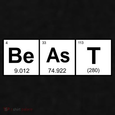 Beast Table of Elements Ladies PosiCharge Tri-Blend Wicking Tank