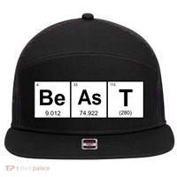 Beast Table of Elements 7 Panel Mesh Trucker Snapback Hat thumb 0