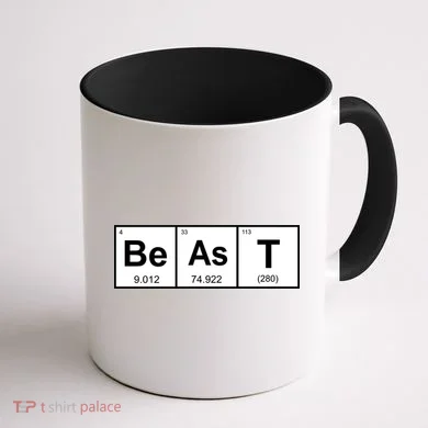 Beast Table of Elements Coffee Mug back