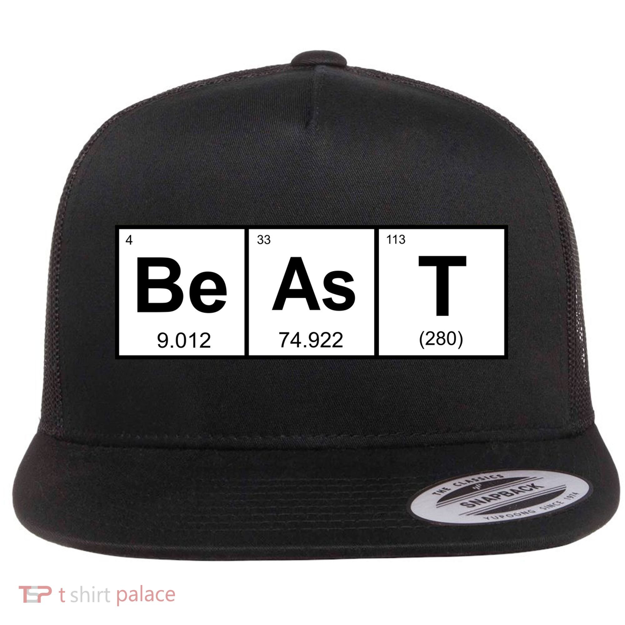 Beast Table of Elements Flat Bill Trucker Hat