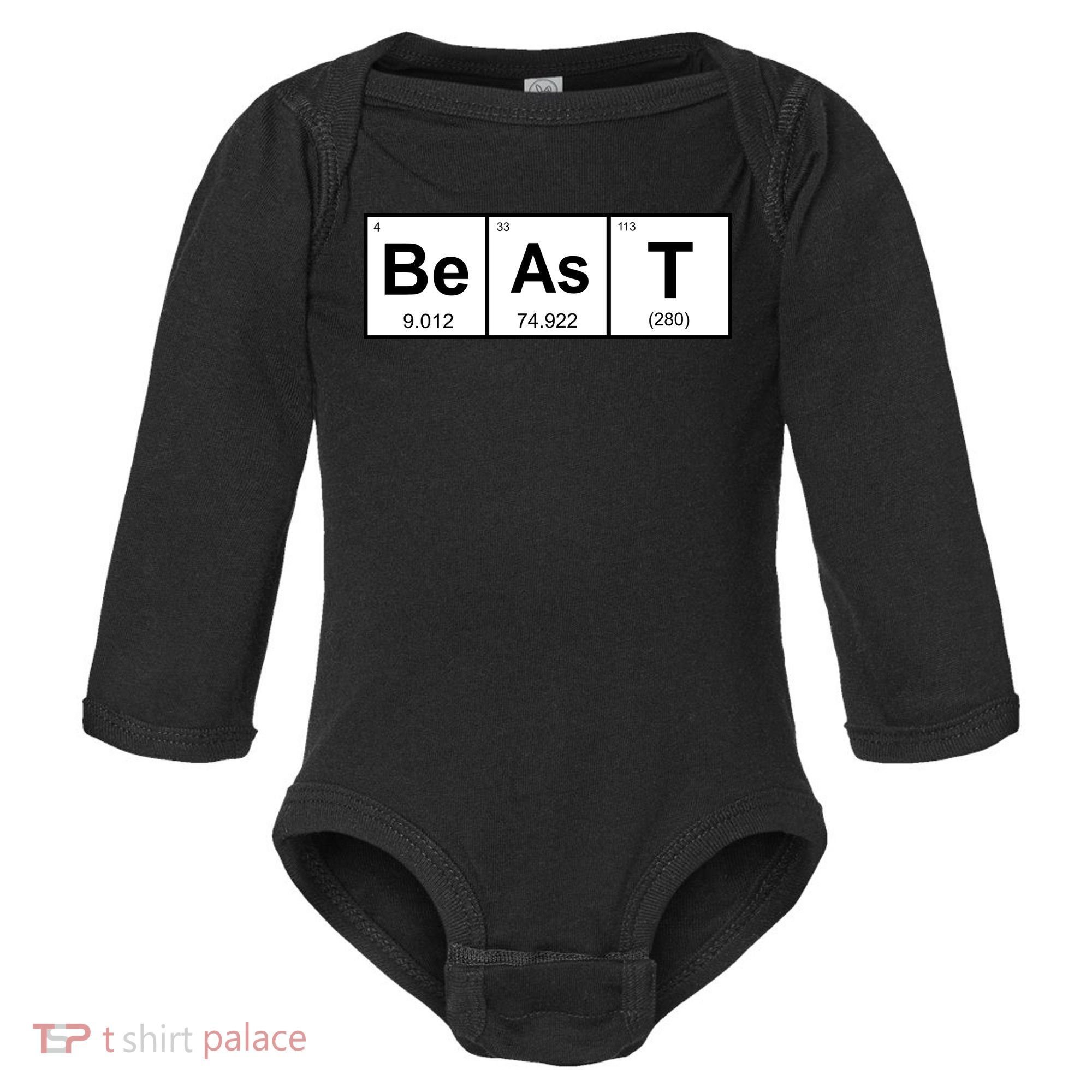 Beast Table of Elements Baby Long Sleeve Bodysuit