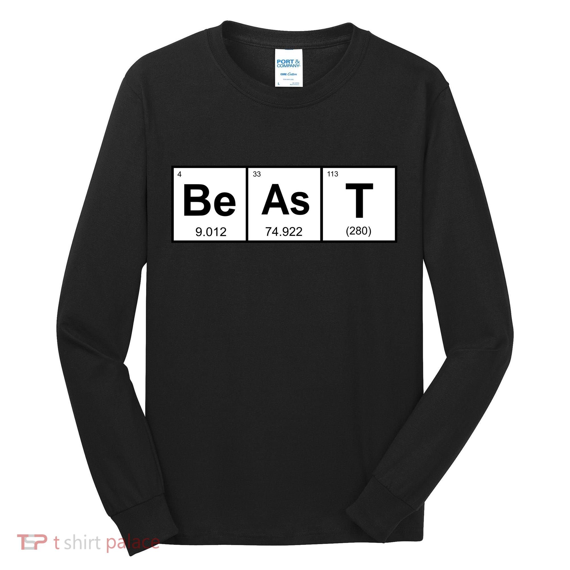 Beast Table of Elements Tall Long Sleeve Shirt
