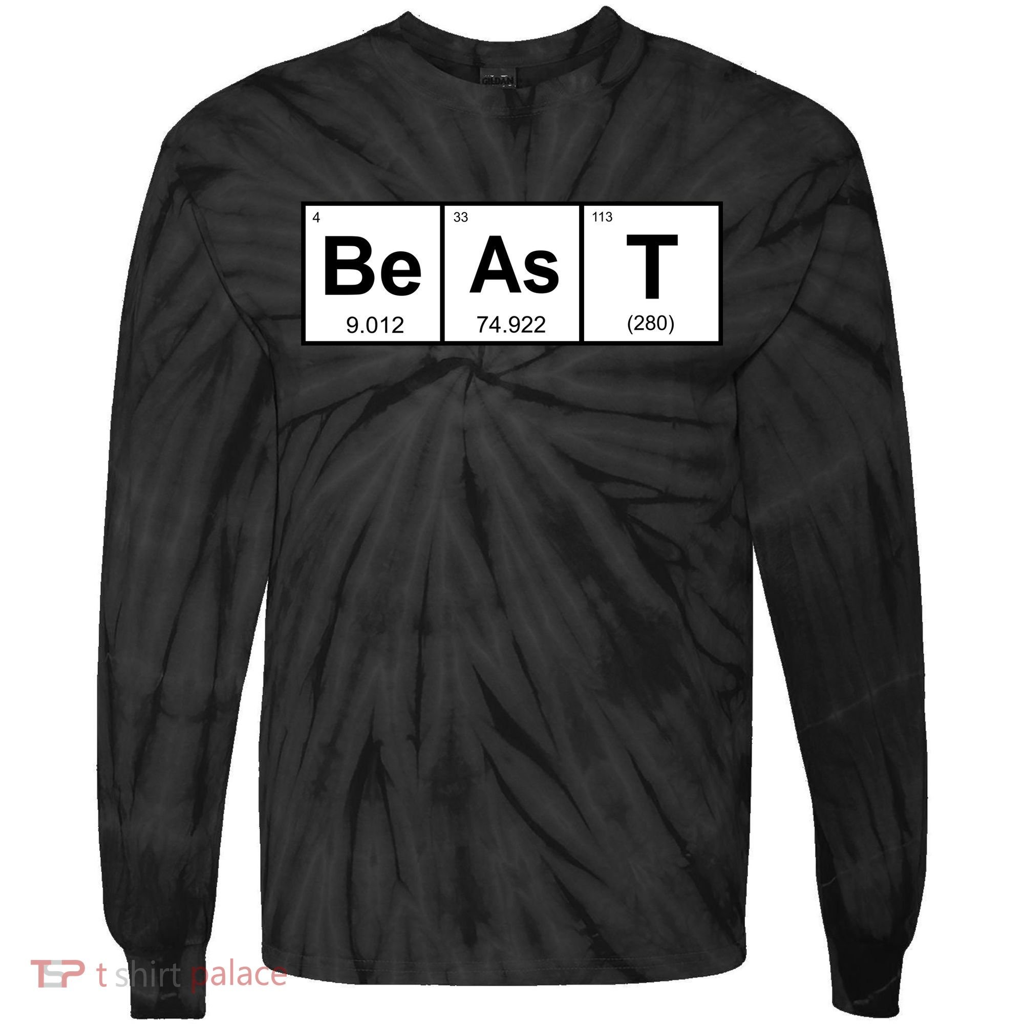 Beast Table of Elements Tie-Dye Long Sleeve Shirt