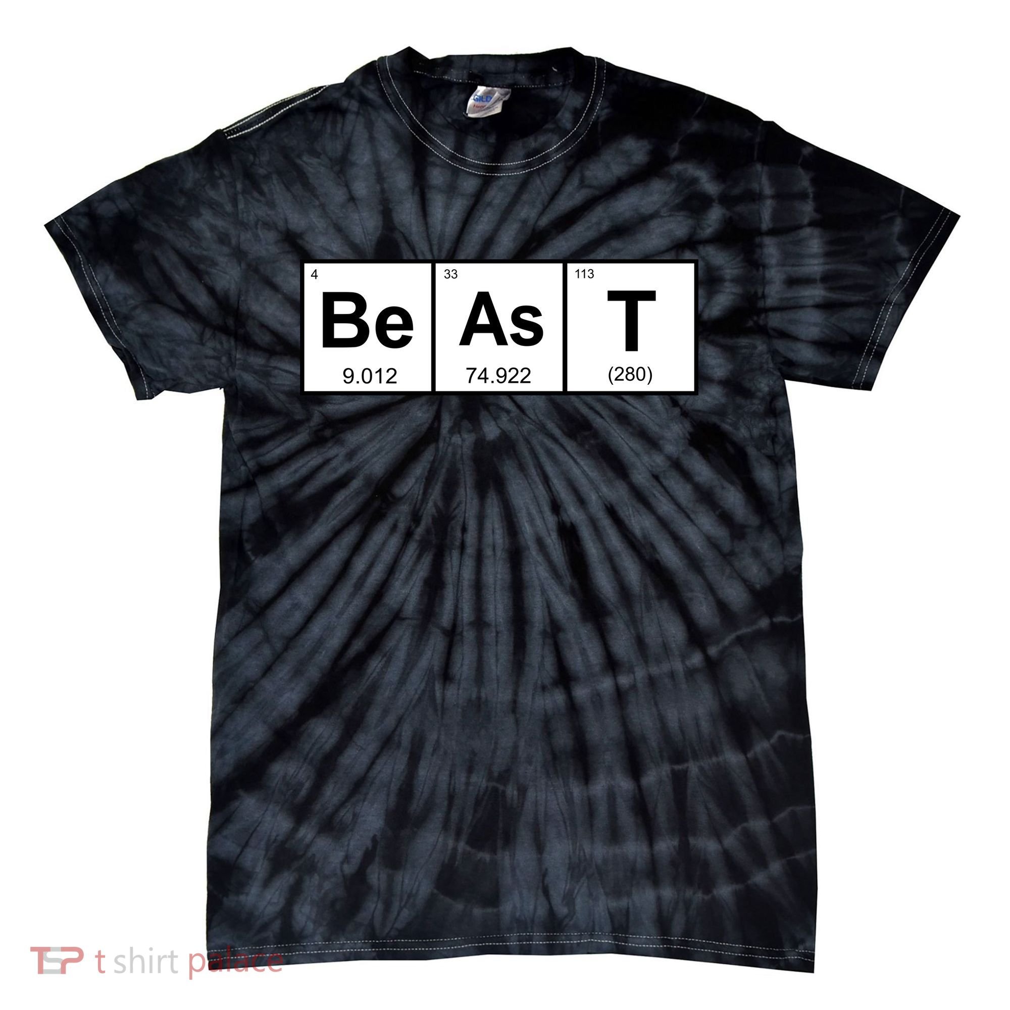 Beast Table of Elements Tie-Dye T-Shirt