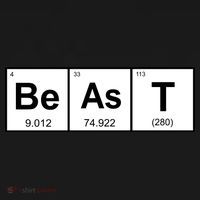 Beast Table of Elements Tie-Dye T-Shirt thumb 2