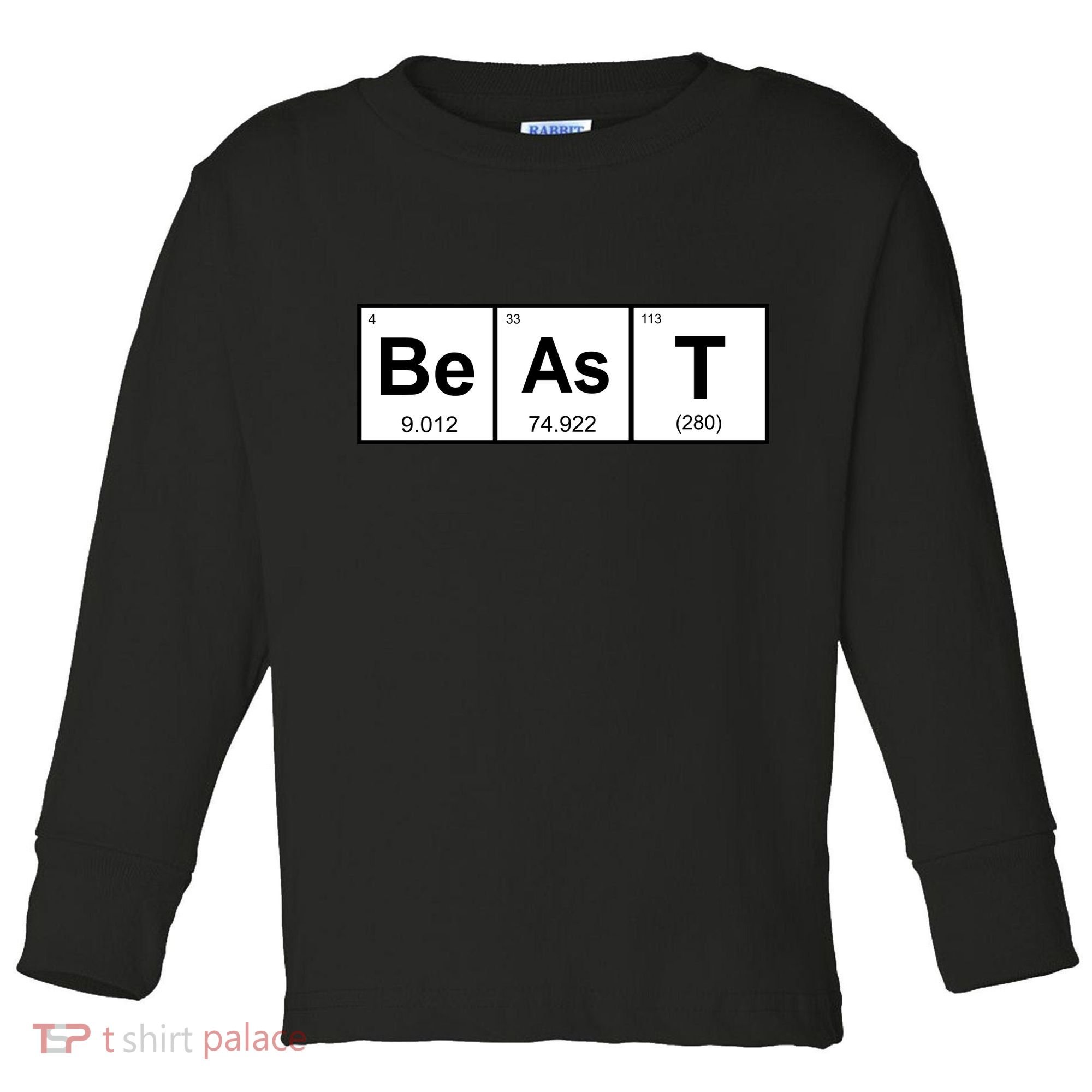 Beast Table of Elements Toddler Long Sleeve Shirt