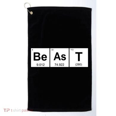 Beast Table of Elements Golf Towel